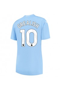Fotbalové Dres Manchester City Jack Grealish #10 Dámské Domácí Oblečení 2023-24 Krátký Rukáv